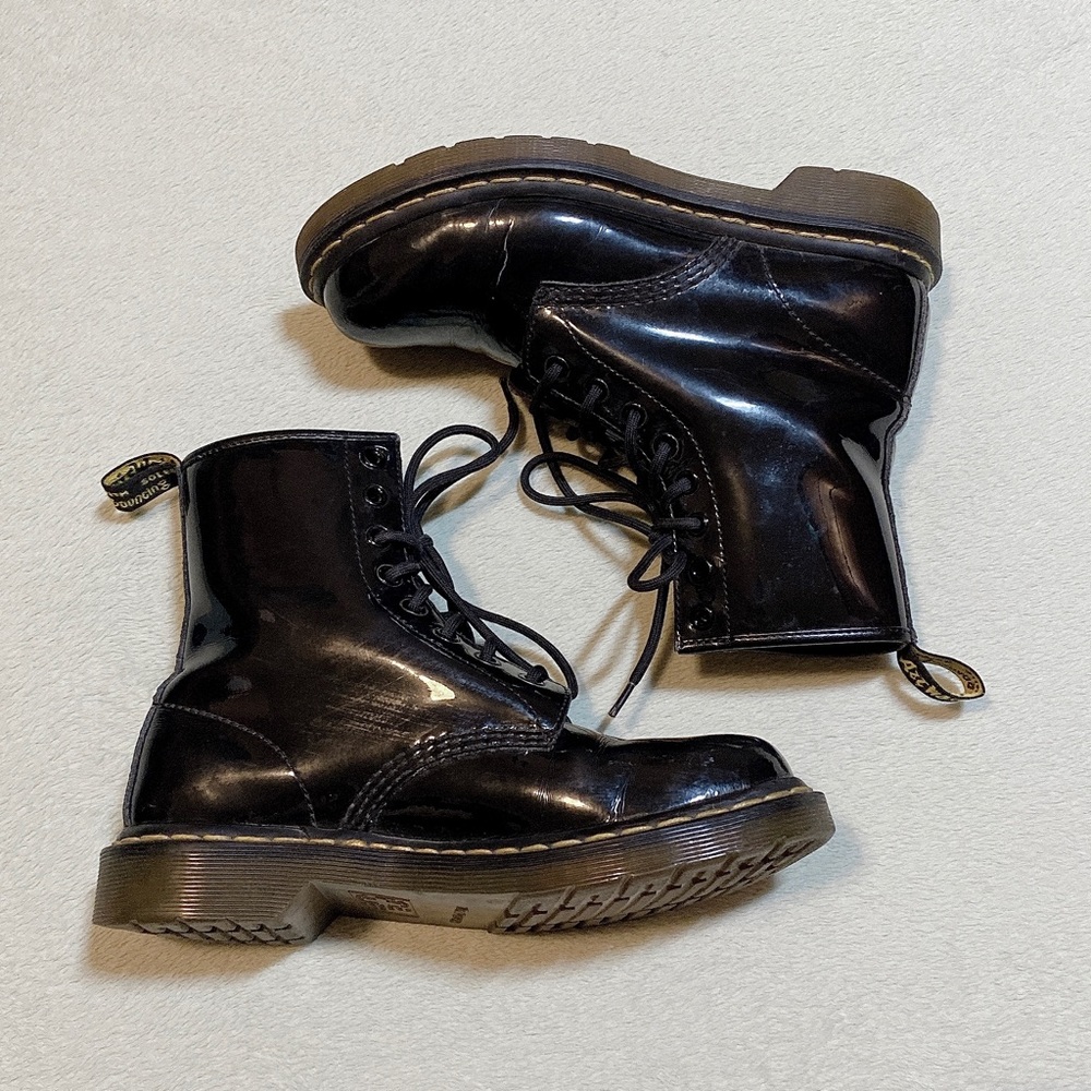 Black Dr. Martens 1460 Patent